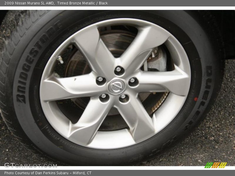 Tinted Bronze Metallic / Black 2009 Nissan Murano SL AWD