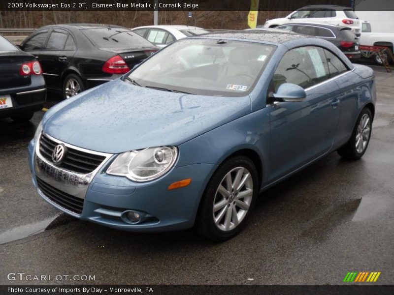 Eismeer Blue Metallic / Cornsilk Beige 2008 Volkswagen Eos 2.0T