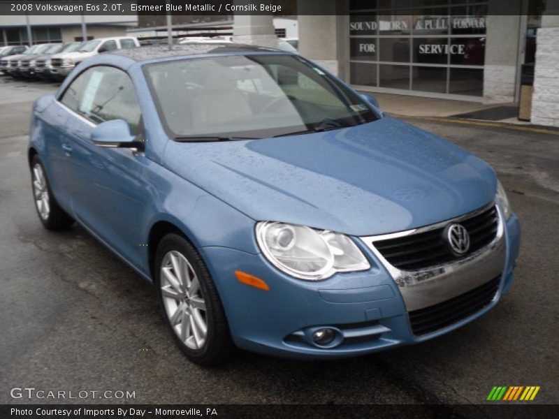 Eismeer Blue Metallic / Cornsilk Beige 2008 Volkswagen Eos 2.0T