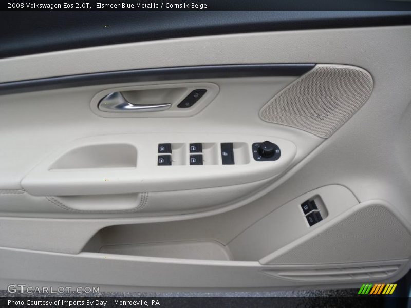 Eismeer Blue Metallic / Cornsilk Beige 2008 Volkswagen Eos 2.0T