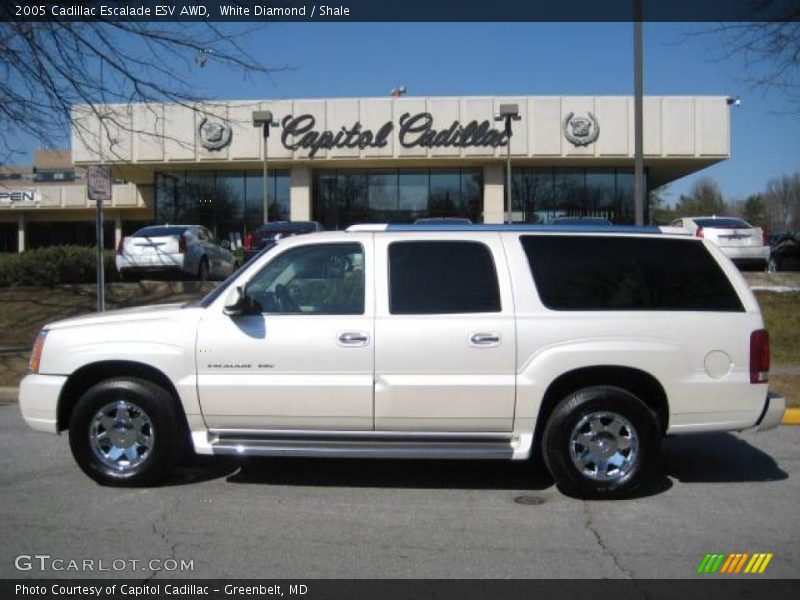 White Diamond / Shale 2005 Cadillac Escalade ESV AWD