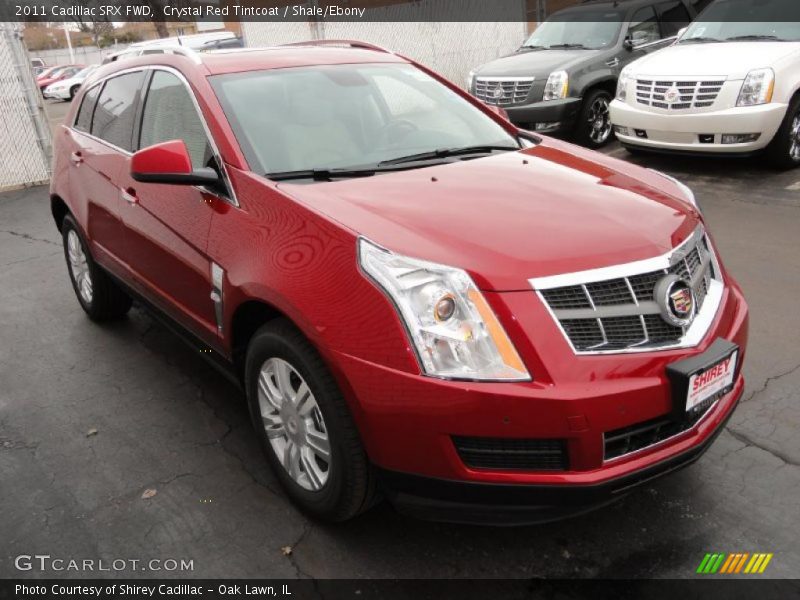 Crystal Red Tintcoat / Shale/Ebony 2011 Cadillac SRX FWD