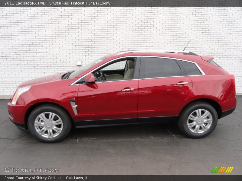 Crystal Red Tintcoat / Shale/Ebony 2011 Cadillac SRX FWD