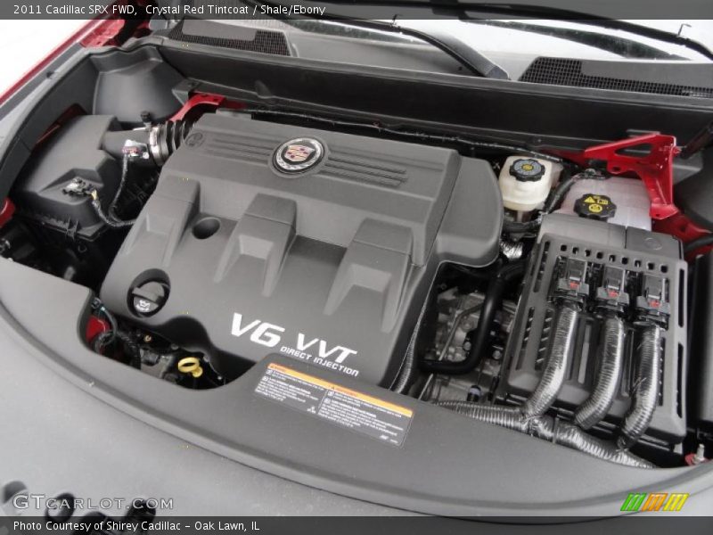 Crystal Red Tintcoat / Shale/Ebony 2011 Cadillac SRX FWD