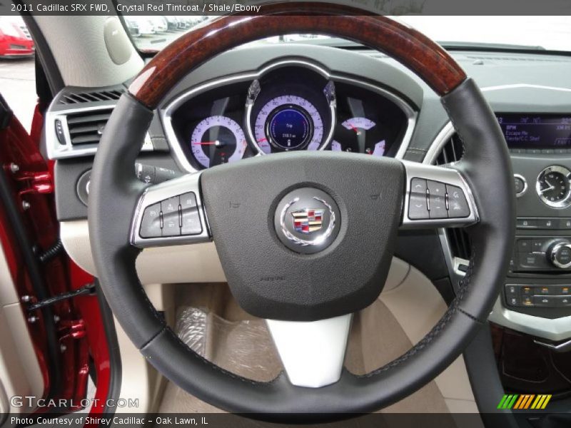 Crystal Red Tintcoat / Shale/Ebony 2011 Cadillac SRX FWD