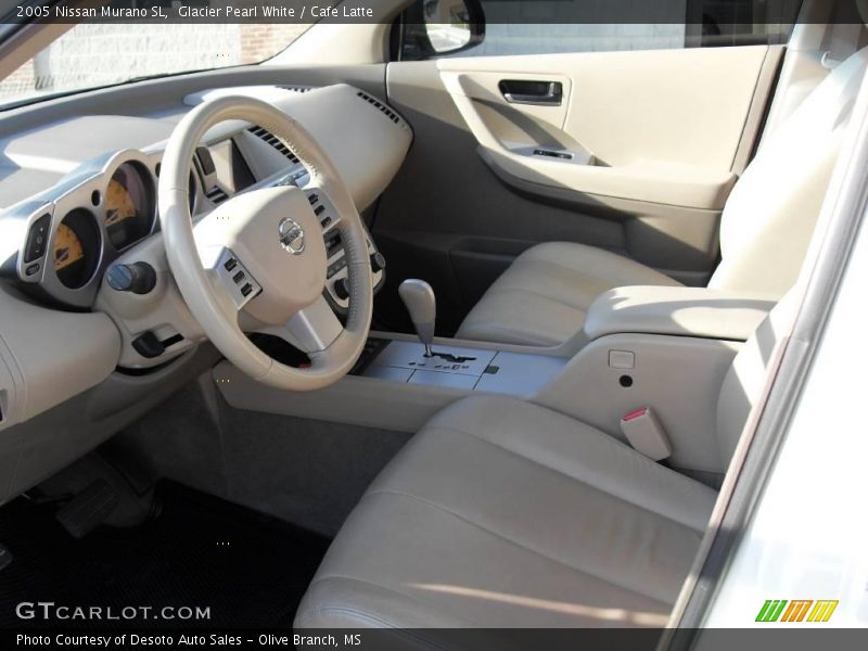 Glacier Pearl White / Cafe Latte 2005 Nissan Murano SL