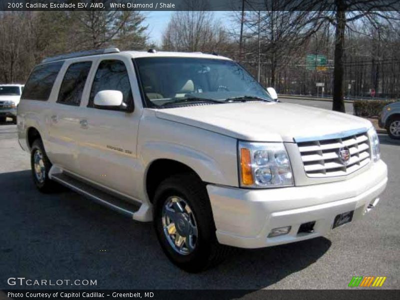 White Diamond / Shale 2005 Cadillac Escalade ESV AWD