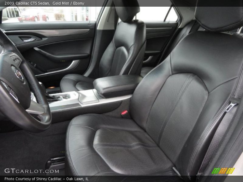 Gold Mist / Ebony 2009 Cadillac CTS Sedan