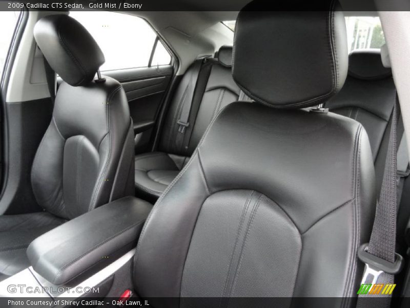Gold Mist / Ebony 2009 Cadillac CTS Sedan