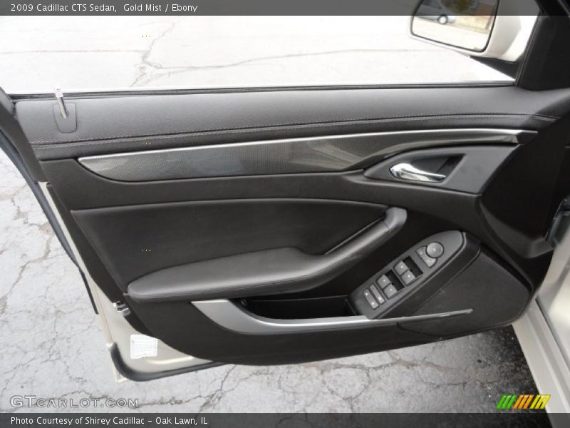 Gold Mist / Ebony 2009 Cadillac CTS Sedan