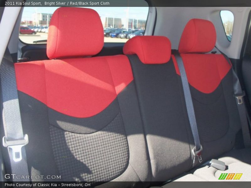  2011 Soul Sport Red/Black Sport Cloth Interior