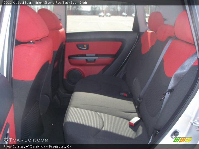  2011 Soul Sport Red/Black Sport Cloth Interior