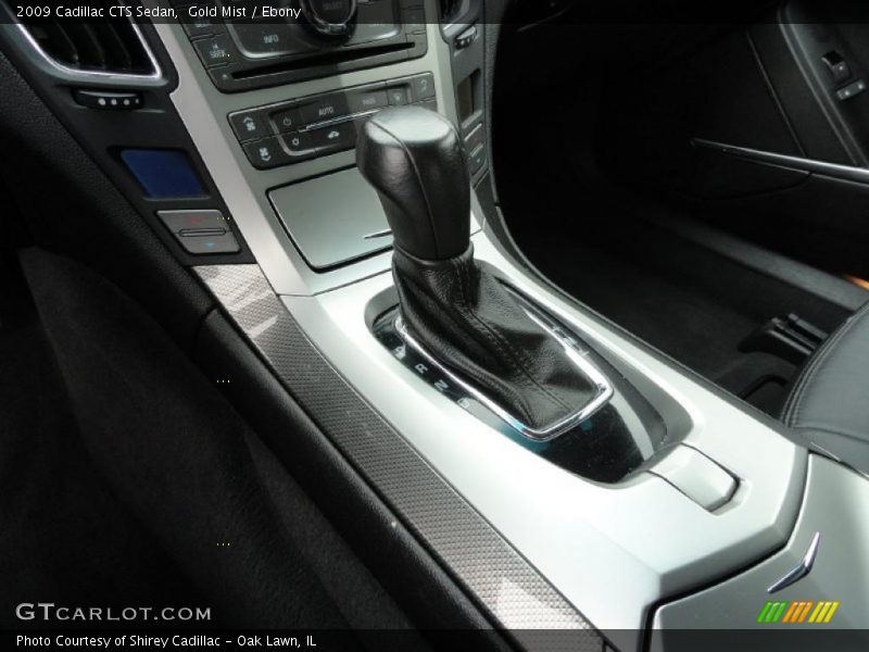 Gold Mist / Ebony 2009 Cadillac CTS Sedan