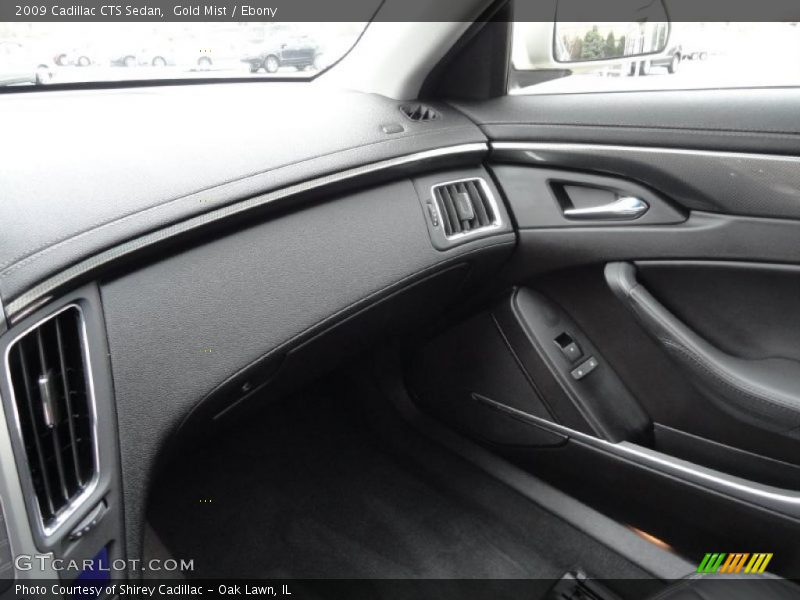 Gold Mist / Ebony 2009 Cadillac CTS Sedan