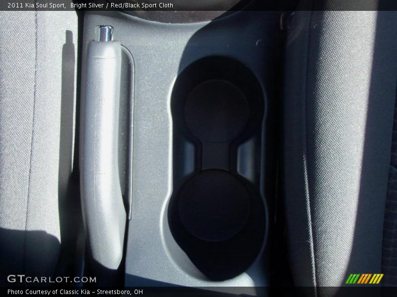 Bright Silver / Red/Black Sport Cloth 2011 Kia Soul Sport