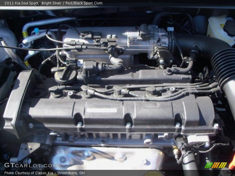  2011 Soul Sport Engine - 2.0 Liter DOHC 16-Valve CVVT 4 Cylinder