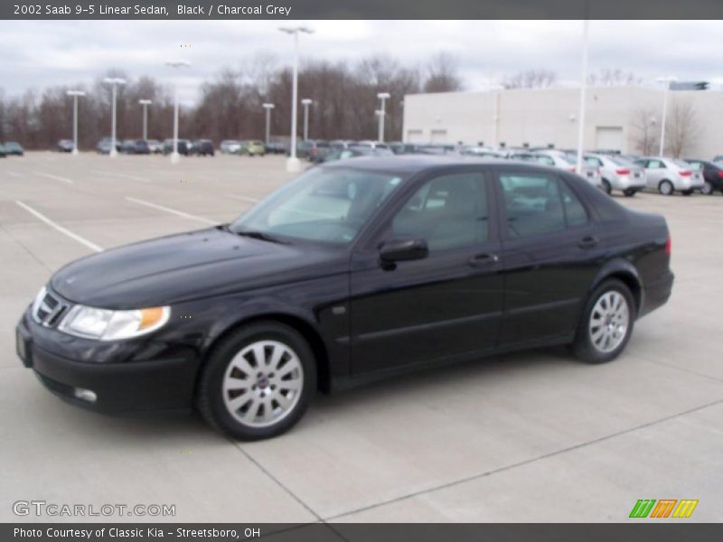 Black / Charcoal Grey 2002 Saab 9-5 Linear Sedan