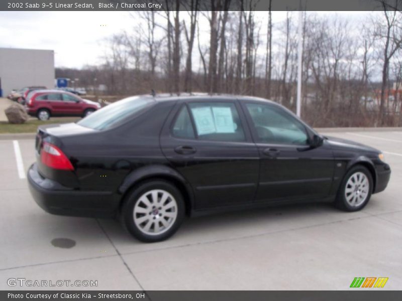 Black / Charcoal Grey 2002 Saab 9-5 Linear Sedan