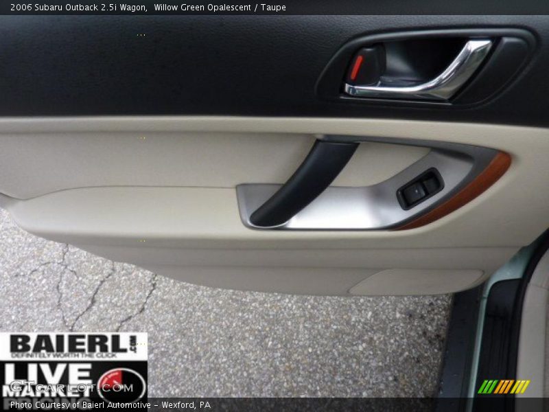 Willow Green Opalescent / Taupe 2006 Subaru Outback 2.5i Wagon