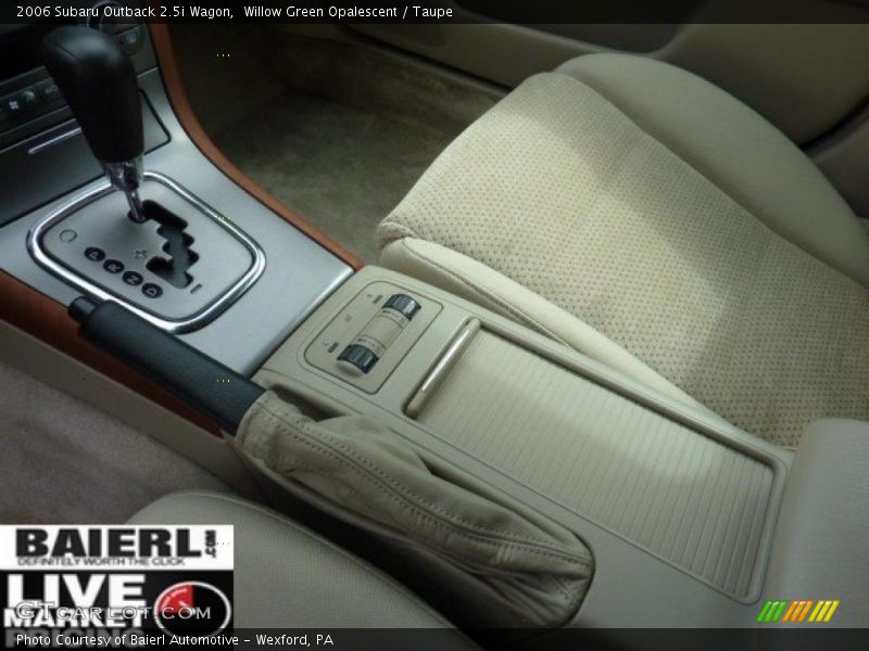 Willow Green Opalescent / Taupe 2006 Subaru Outback 2.5i Wagon