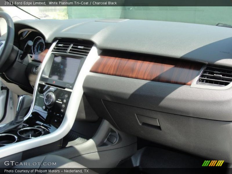 White Platinum Tri-Coat / Charcoal Black 2011 Ford Edge Limited