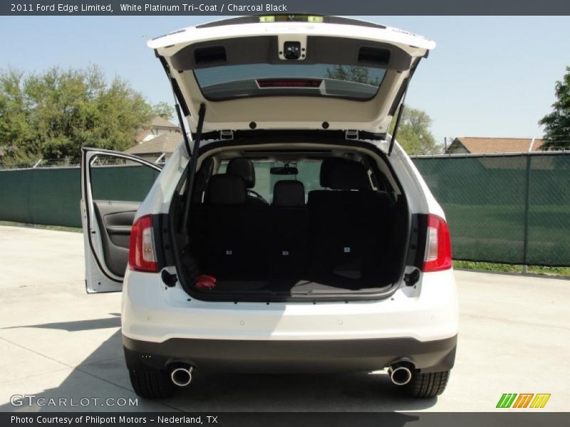 White Platinum Tri-Coat / Charcoal Black 2011 Ford Edge Limited