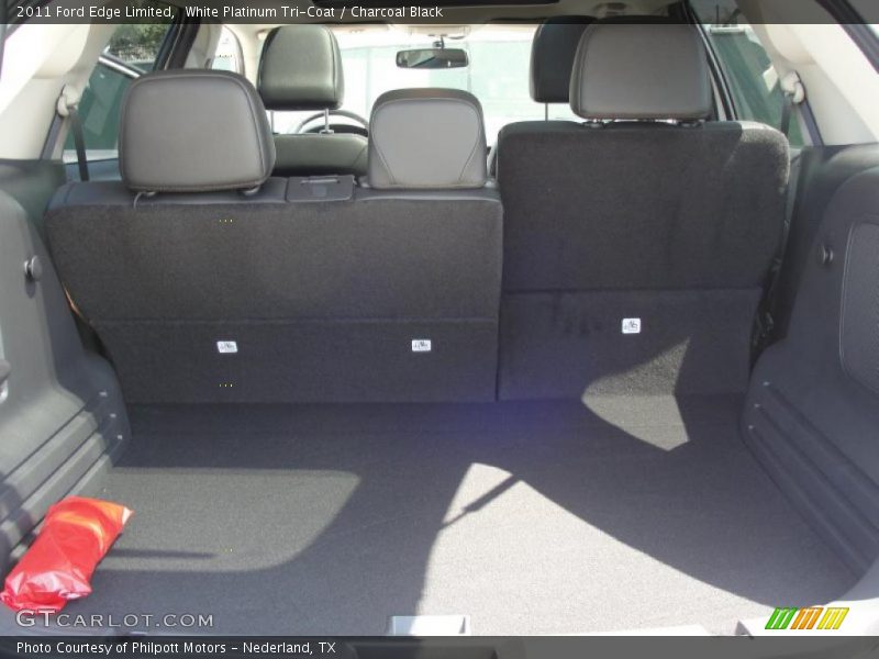 White Platinum Tri-Coat / Charcoal Black 2011 Ford Edge Limited