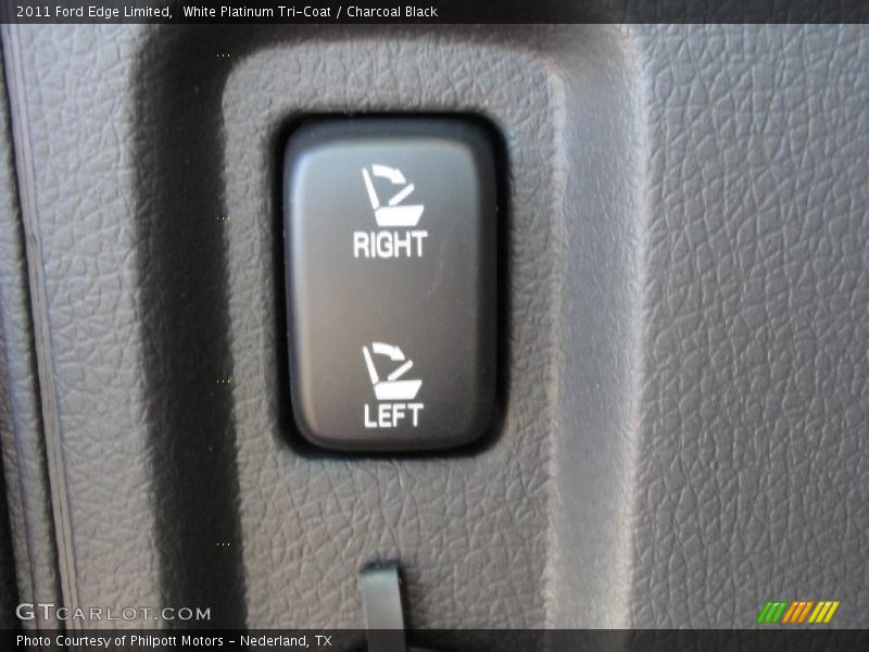 White Platinum Tri-Coat / Charcoal Black 2011 Ford Edge Limited