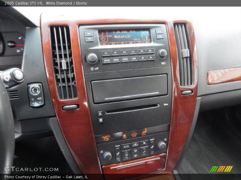 White Diamond / Ebony 2005 Cadillac STS V6