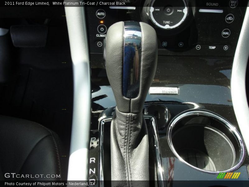 White Platinum Tri-Coat / Charcoal Black 2011 Ford Edge Limited