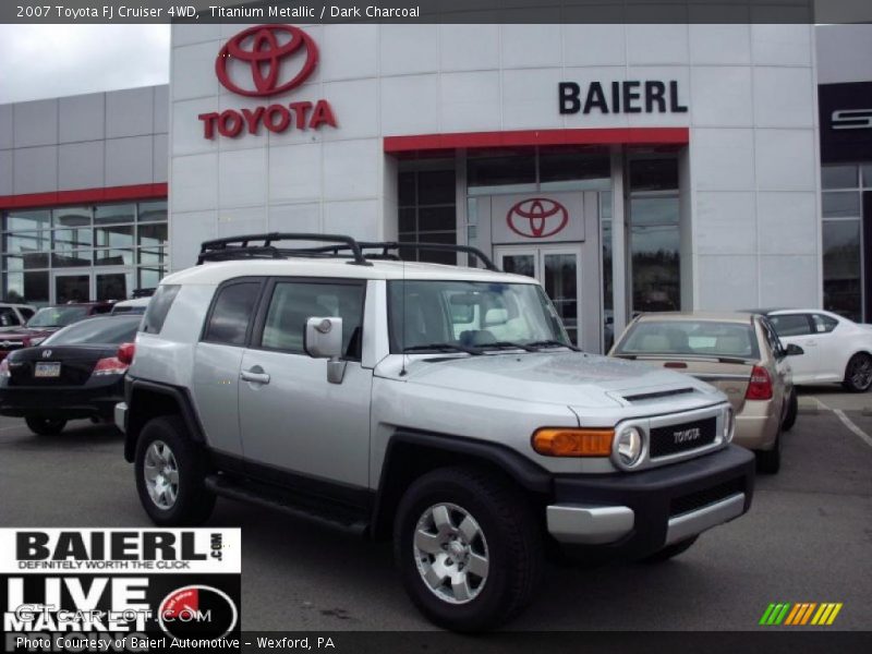Titanium Metallic / Dark Charcoal 2007 Toyota FJ Cruiser 4WD