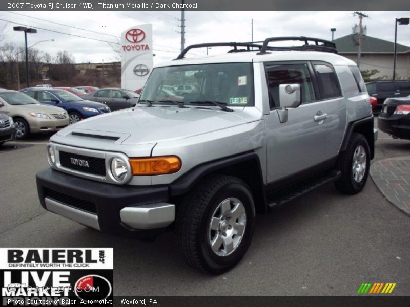 Titanium Metallic / Dark Charcoal 2007 Toyota FJ Cruiser 4WD