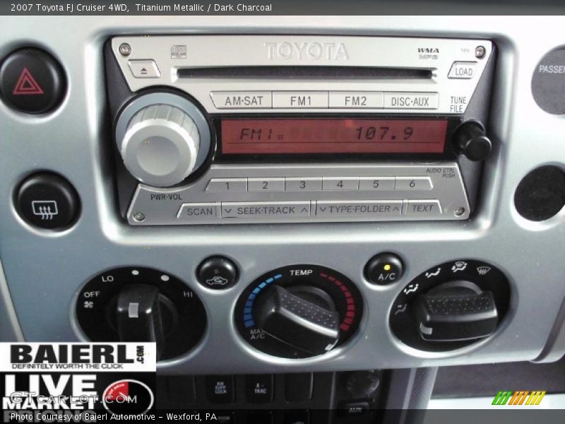 Titanium Metallic / Dark Charcoal 2007 Toyota FJ Cruiser 4WD