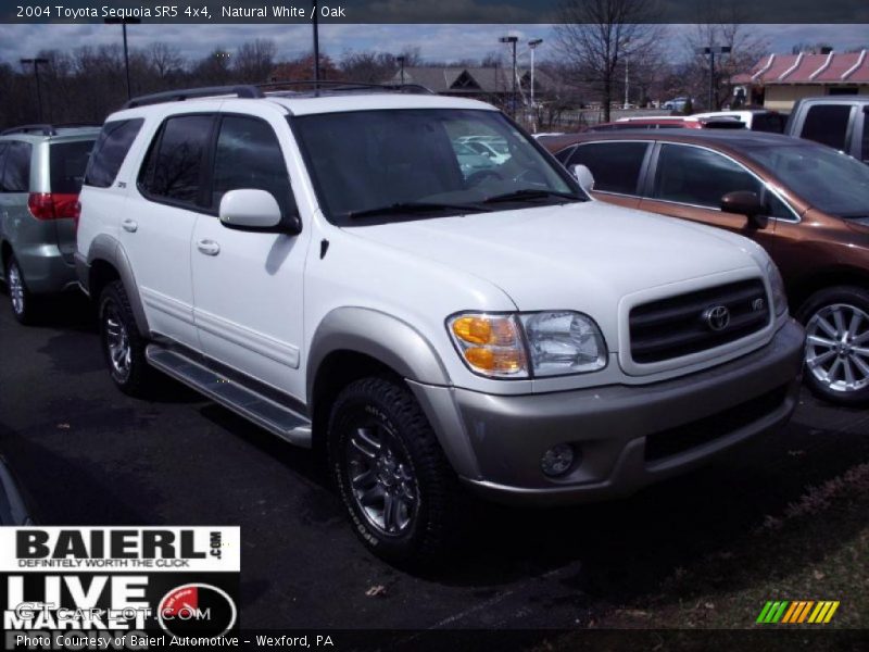 Natural White / Oak 2004 Toyota Sequoia SR5 4x4