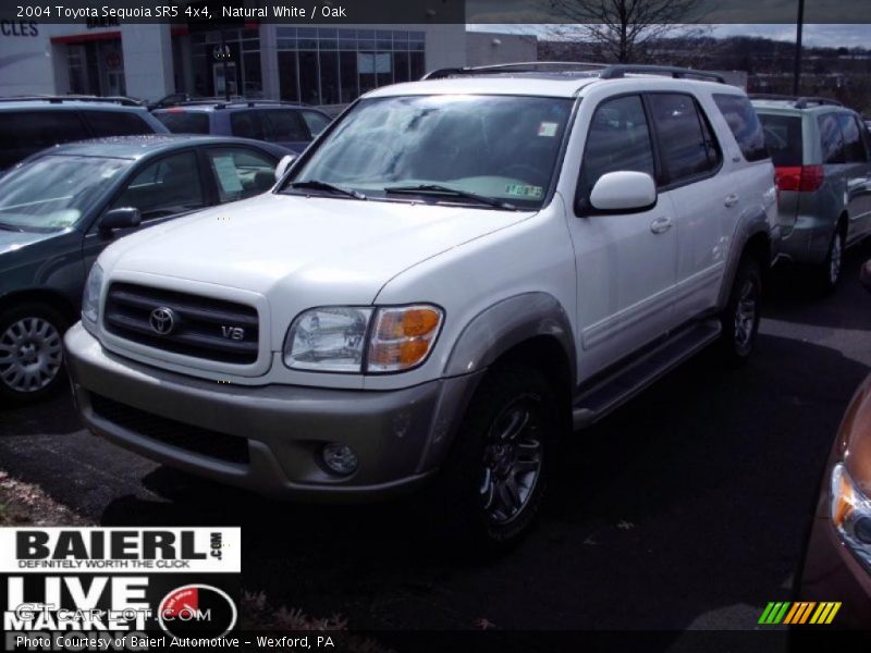 Natural White / Oak 2004 Toyota Sequoia SR5 4x4