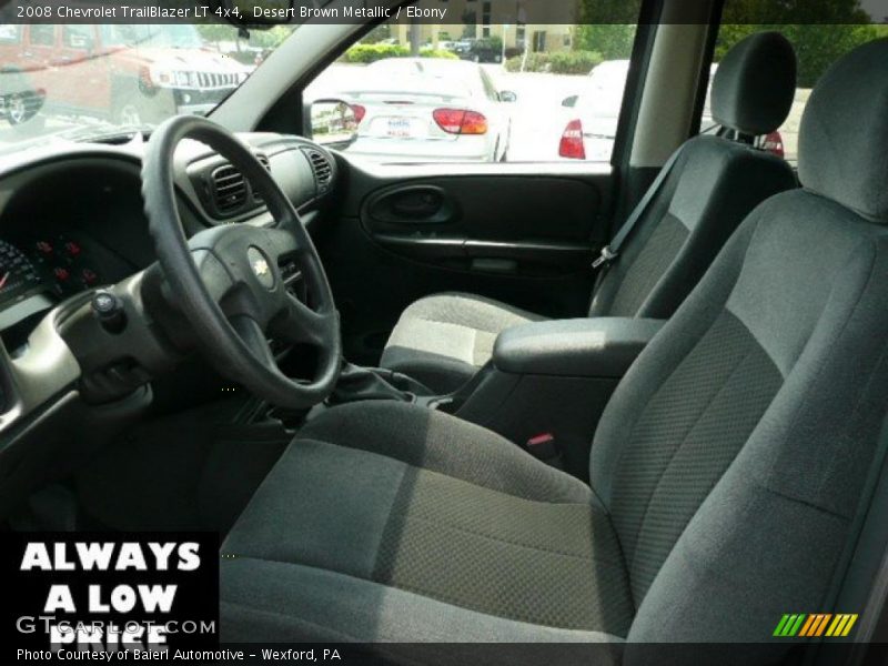 Desert Brown Metallic / Ebony 2008 Chevrolet TrailBlazer LT 4x4