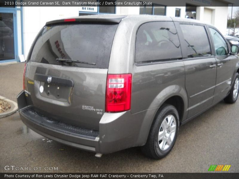 Dark Titanium Metallic / Dark Slate Gray/Light Shale 2010 Dodge Grand Caravan SE
