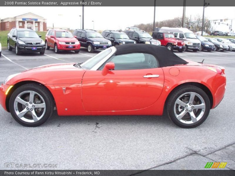 Aggressive Red / Ebony 2008 Pontiac Solstice Roadster