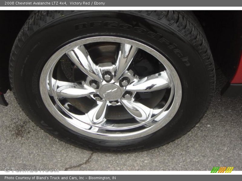 Victory Red / Ebony 2008 Chevrolet Avalanche LTZ 4x4
