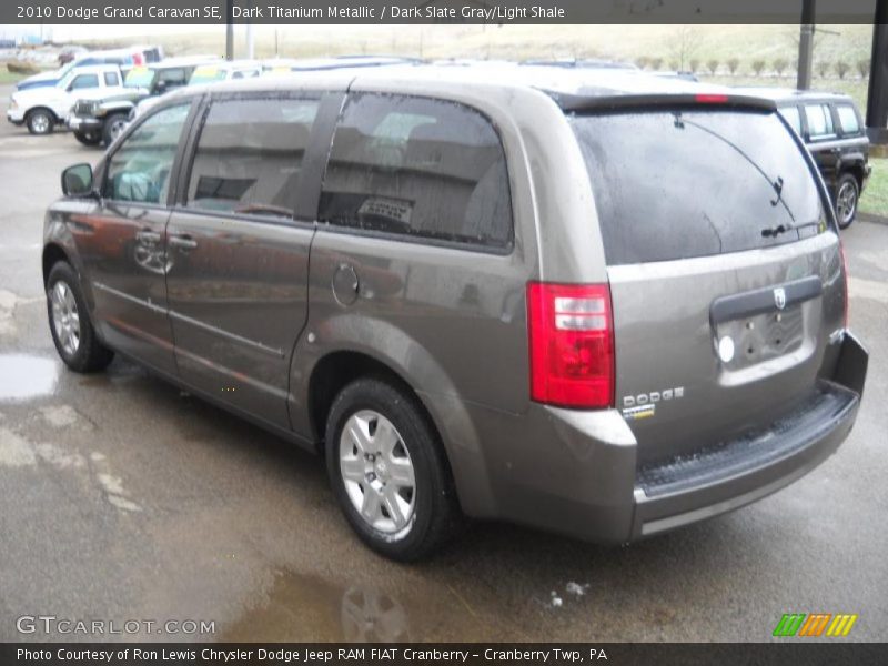 Dark Titanium Metallic / Dark Slate Gray/Light Shale 2010 Dodge Grand Caravan SE