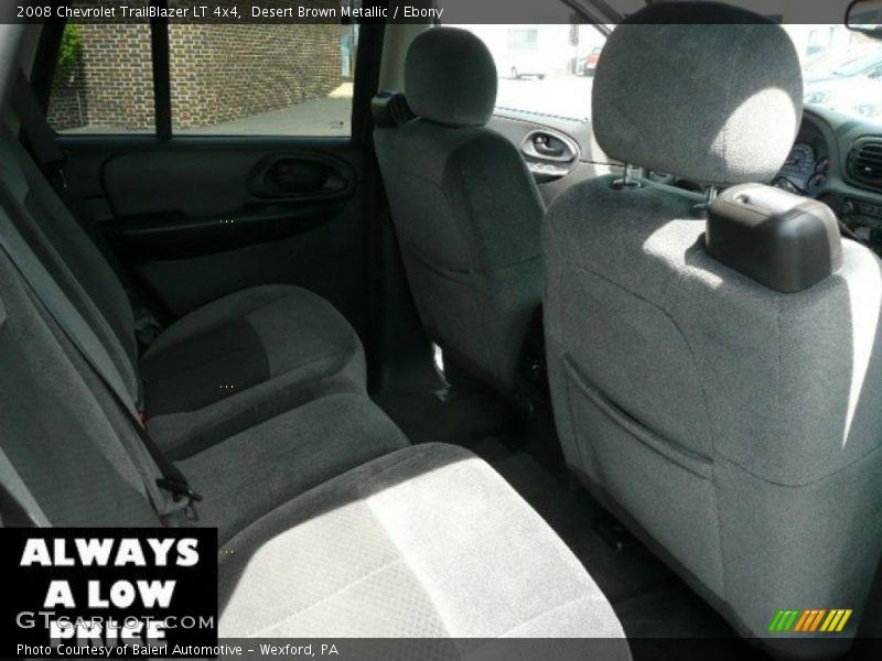 Desert Brown Metallic / Ebony 2008 Chevrolet TrailBlazer LT 4x4