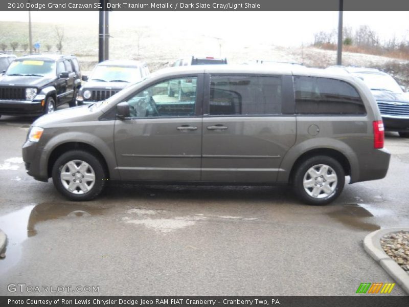 Dark Titanium Metallic / Dark Slate Gray/Light Shale 2010 Dodge Grand Caravan SE