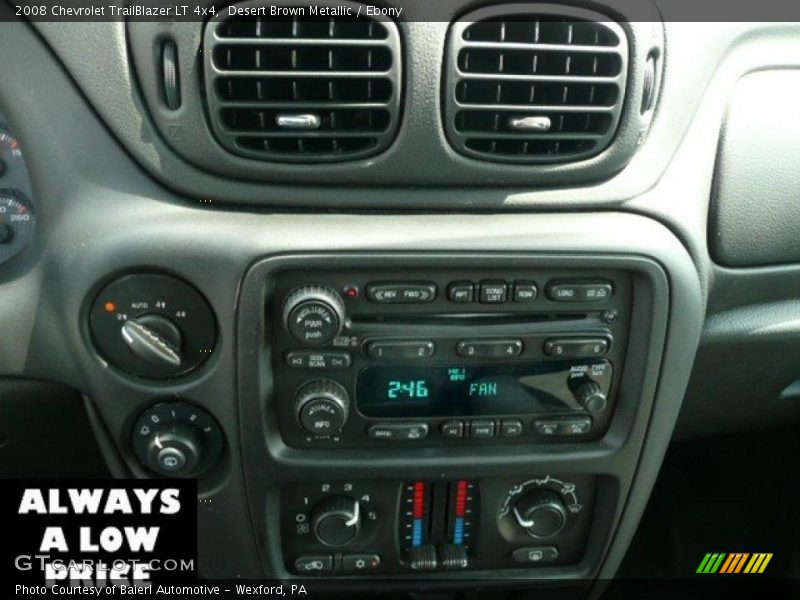 Desert Brown Metallic / Ebony 2008 Chevrolet TrailBlazer LT 4x4