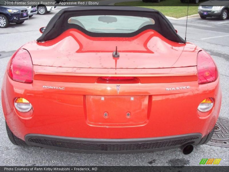 Aggressive Red / Ebony 2008 Pontiac Solstice Roadster