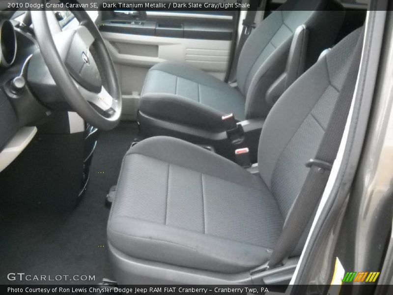 Dark Titanium Metallic / Dark Slate Gray/Light Shale 2010 Dodge Grand Caravan SE