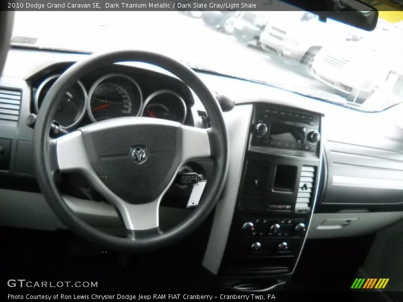 Dark Titanium Metallic / Dark Slate Gray/Light Shale 2010 Dodge Grand Caravan SE