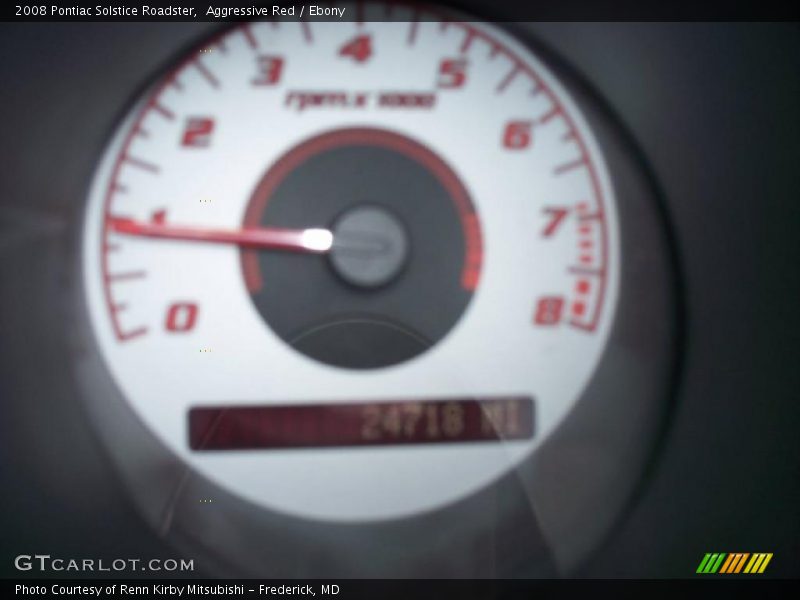 Aggressive Red / Ebony 2008 Pontiac Solstice Roadster