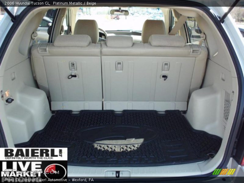 Platinum Metallic / Beige 2006 Hyundai Tucson GL