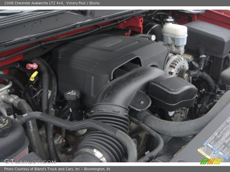 Victory Red / Ebony 2008 Chevrolet Avalanche LTZ 4x4