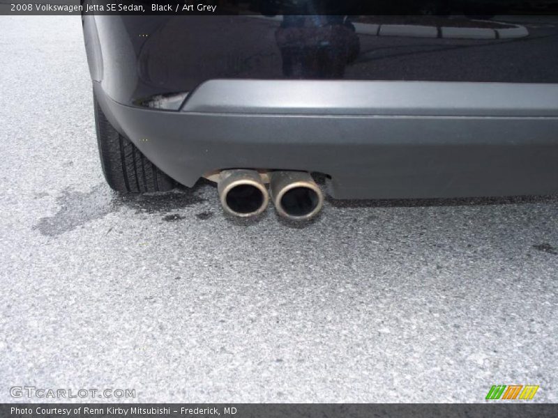 Black / Art Grey 2008 Volkswagen Jetta SE Sedan